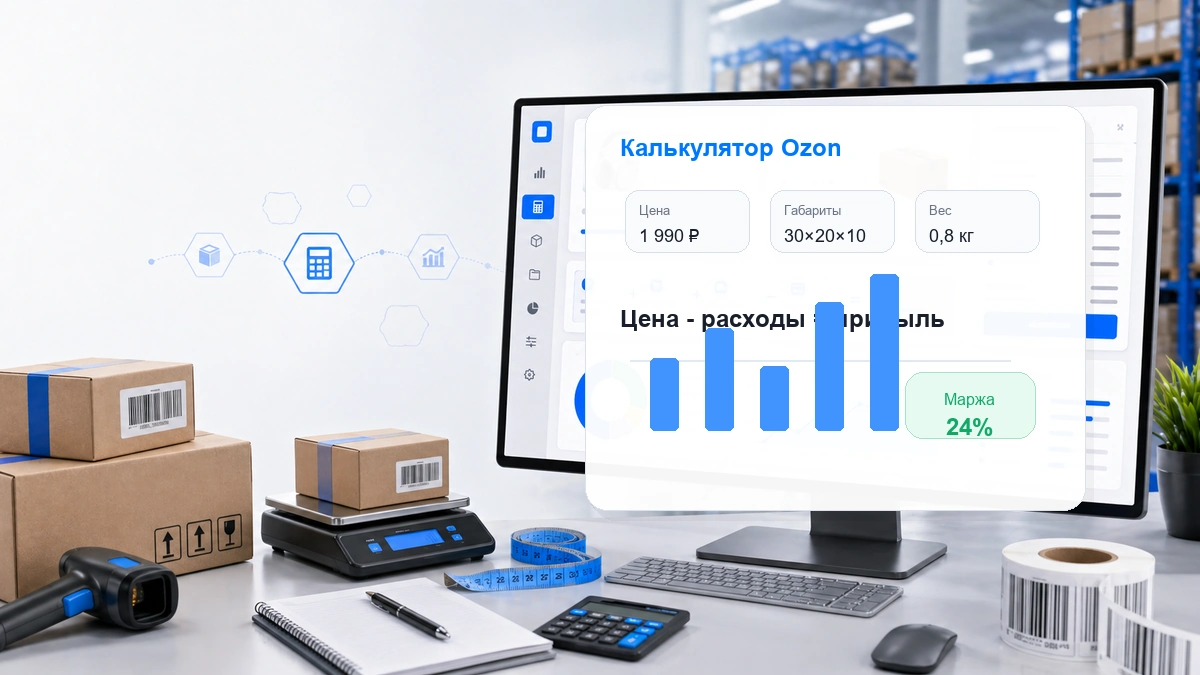 Калькулятор Ozon в 2026: как рассчитать комиссию, логистику и прибыль с одной продажи - блог MPAgency