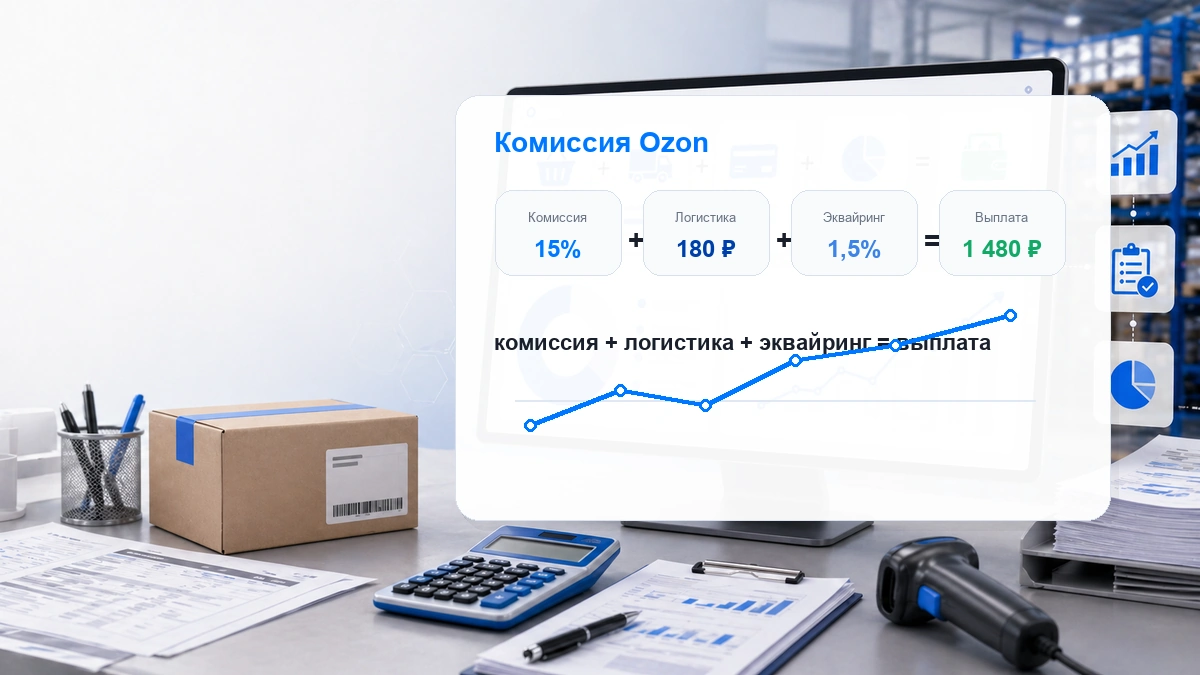 Комиссия Ozon в 2026: сколько процентов берёт маркетплейс с продаж и как считается итоговая выплата - блог MPAgency