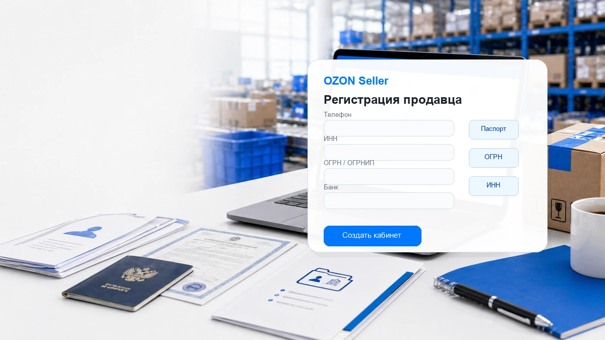 Регистрация на Ozon Seller за 5 шагов в 2026: пошаговая инструкция для ИП, ООО и самозанятых - блог MPAgency