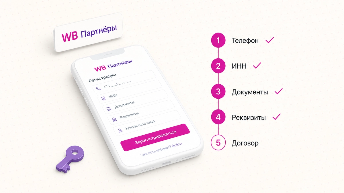 Регистрация на Wildberries Партнёры за 5 шагов в 2026: пошаговая инструкция для ИП, ООО и самозанятых - блог MPAgency