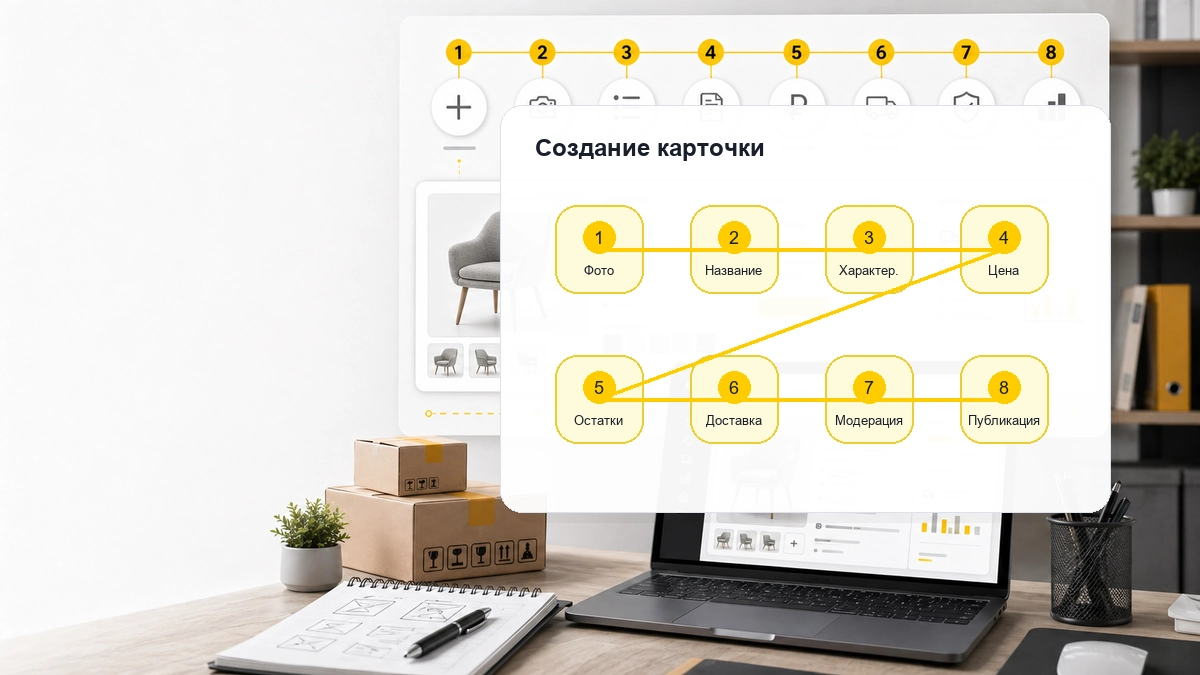 Как создать карточку товара на Яндекс Маркет в 2026: пошаговая инструкция и готовый шаблон - блог MPAgency